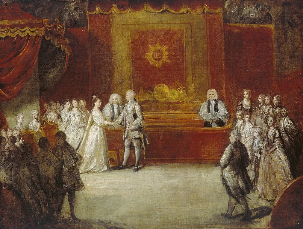 Il matrimonio di Giorgio III - Royal Collection